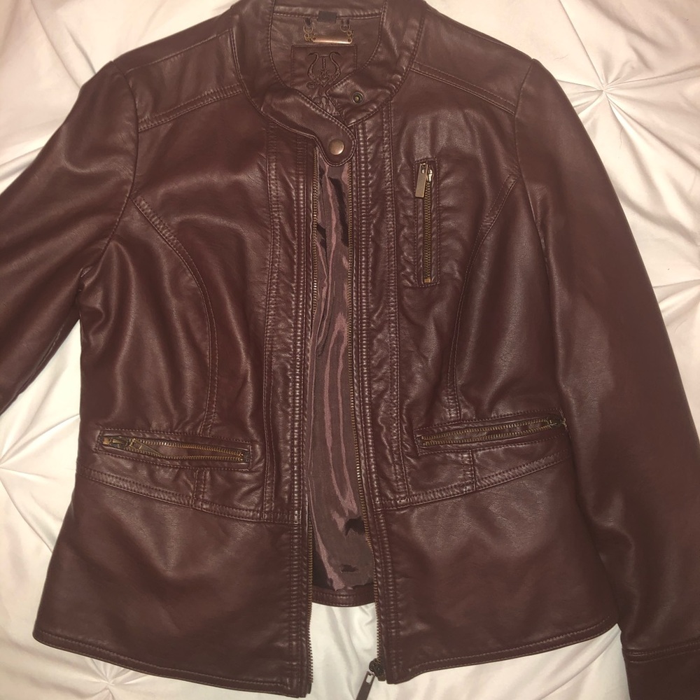 Faux Leather Jacket - Picture 2 of 5